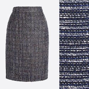 NWT J. Crew Tweed Pencil Skirt